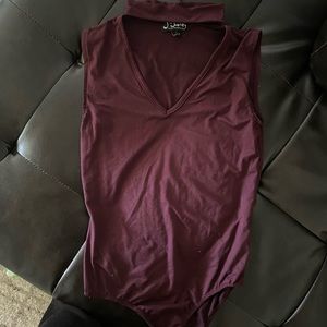 Plum bodysuit